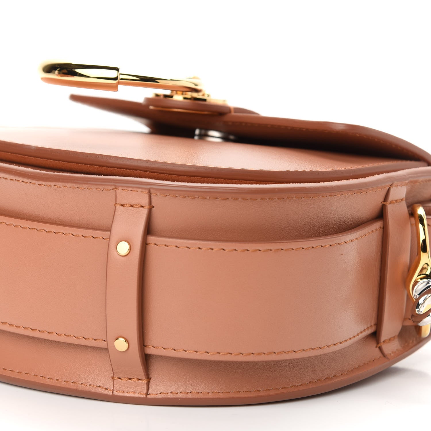 Chloe Calfskin Small Tess Bag Muted Brown 8 of 8