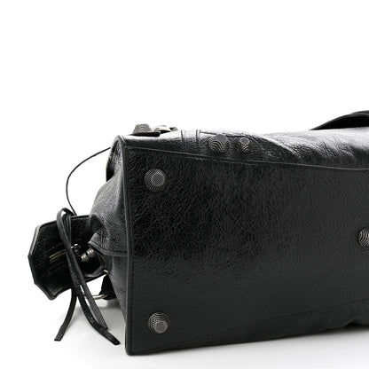 Balenciaga Agneau Arena Neo Cagole City Handbag Black 9 of 10