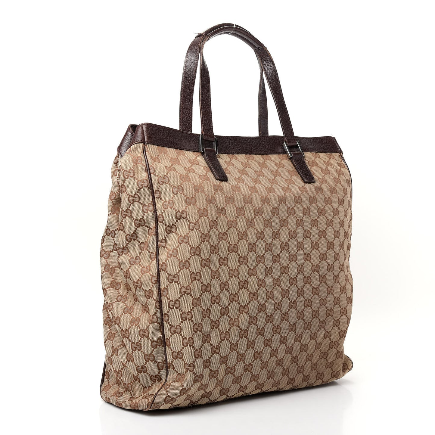 Monogram Large Tote Dark Brown