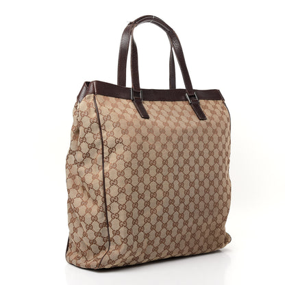 Gucci Monogram Large Tote Dark Brown 3 of 12
