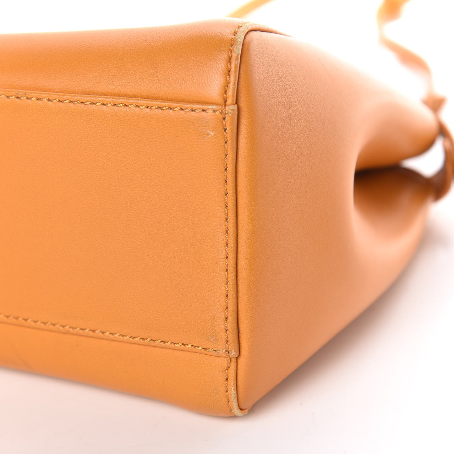 Nappa Mini Peekaboo Iconic Satchel Giallo Syrup