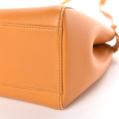 Fendi Nappa Mini Peekaboo Iconic Satchel Giallo Syrup 6 of 20
