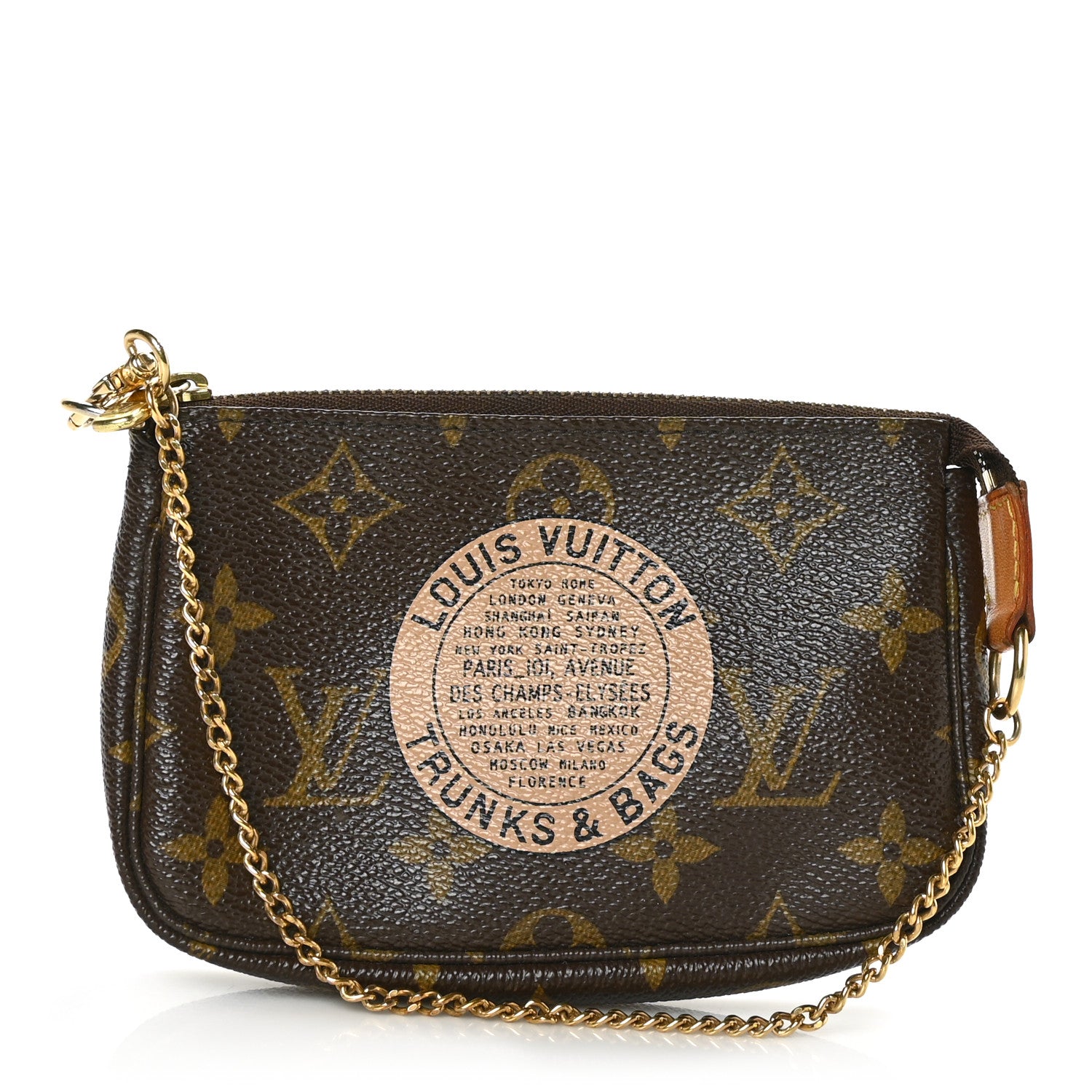 Louis Vuitton Monogram Complice Trunks and Bags Mini Pochette Accessories Beige 1 of 6
