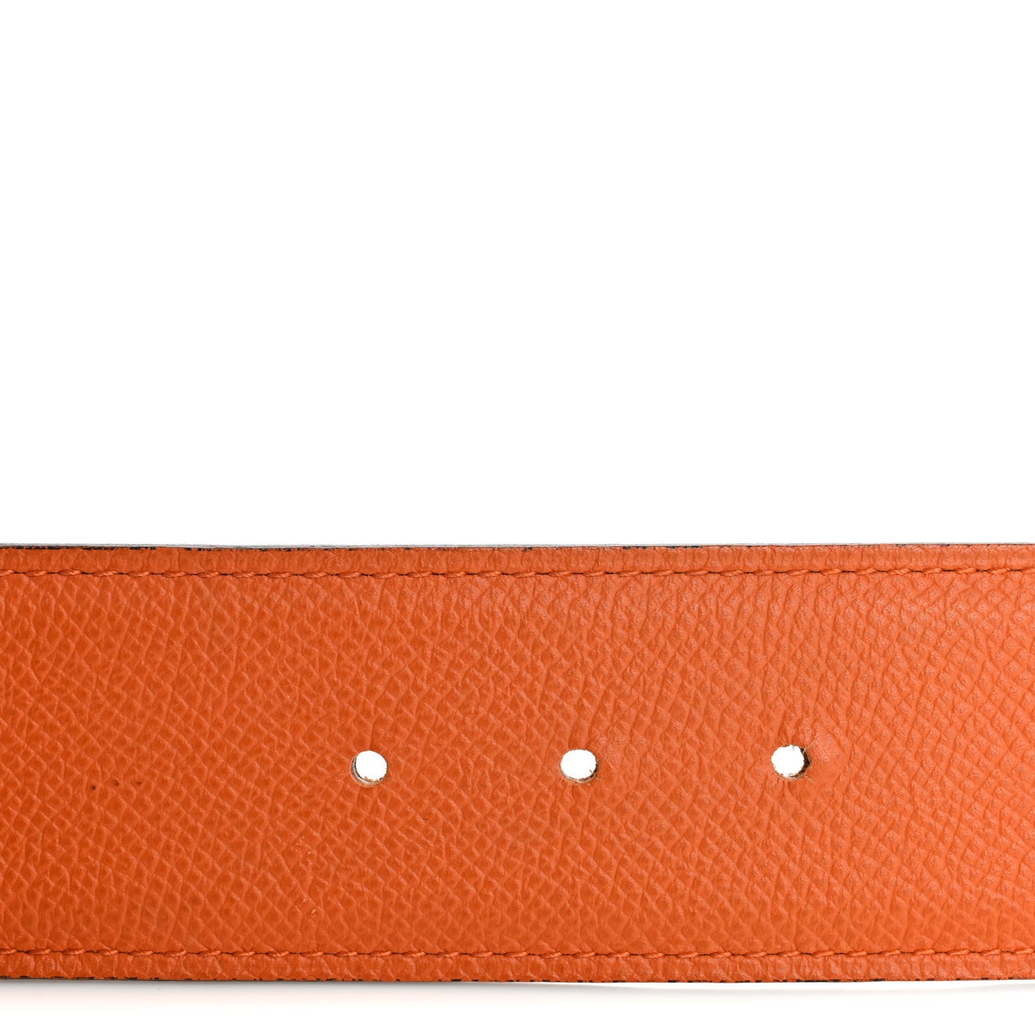 Hermes Epsom 42mm Belt Strap 95 38 Orange Gold 3 of 8