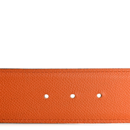 Hermes Epsom 42mm Belt Strap 95 38 Orange Gold 3 of 8
