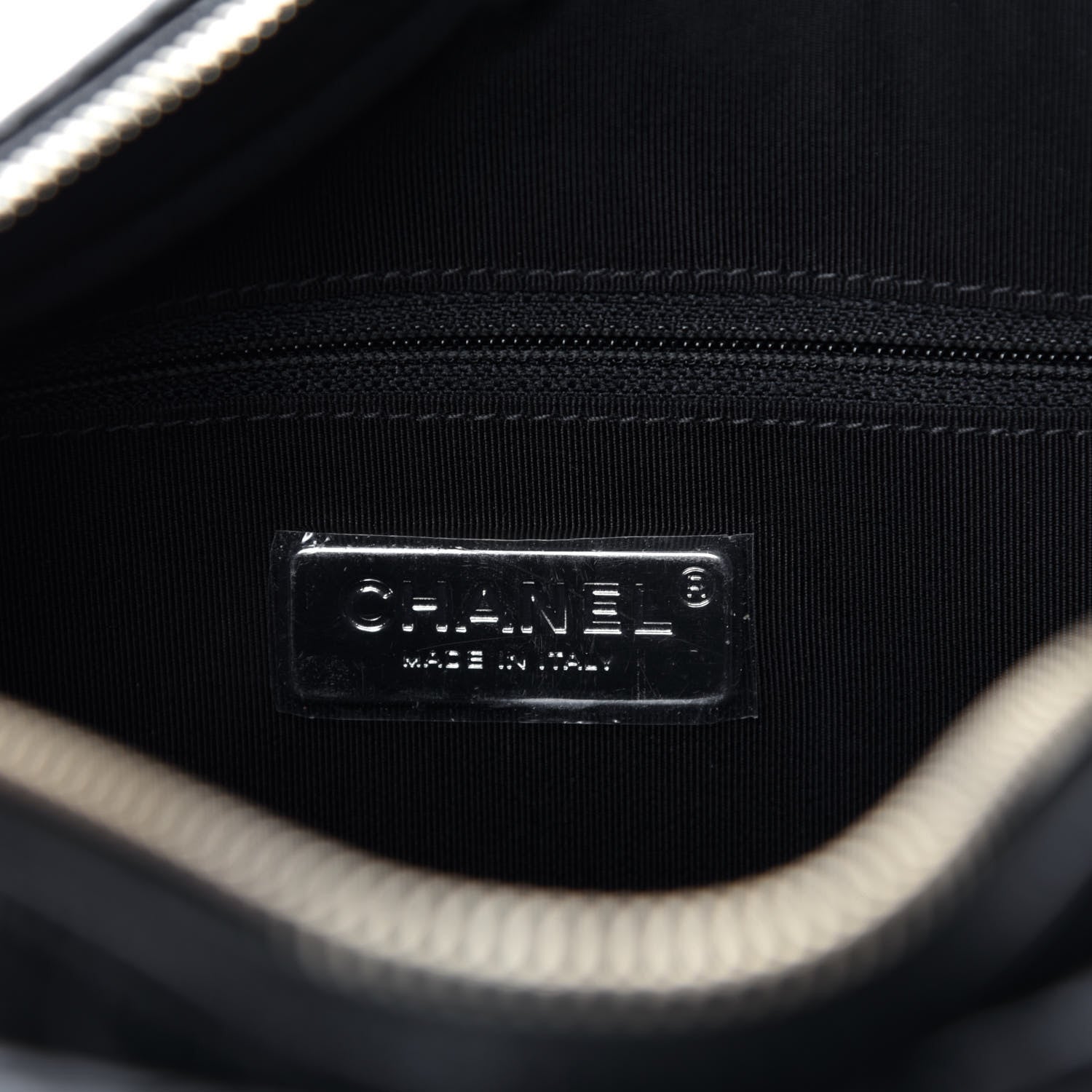 Chanel Crocodile Embossed Calfskin Medium Gabrielle Cocodile Hobo Black 10 of 12