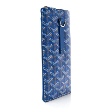 Goyard Goyardine Montmartre Glasses Case GM Sky Blue 3 of 7