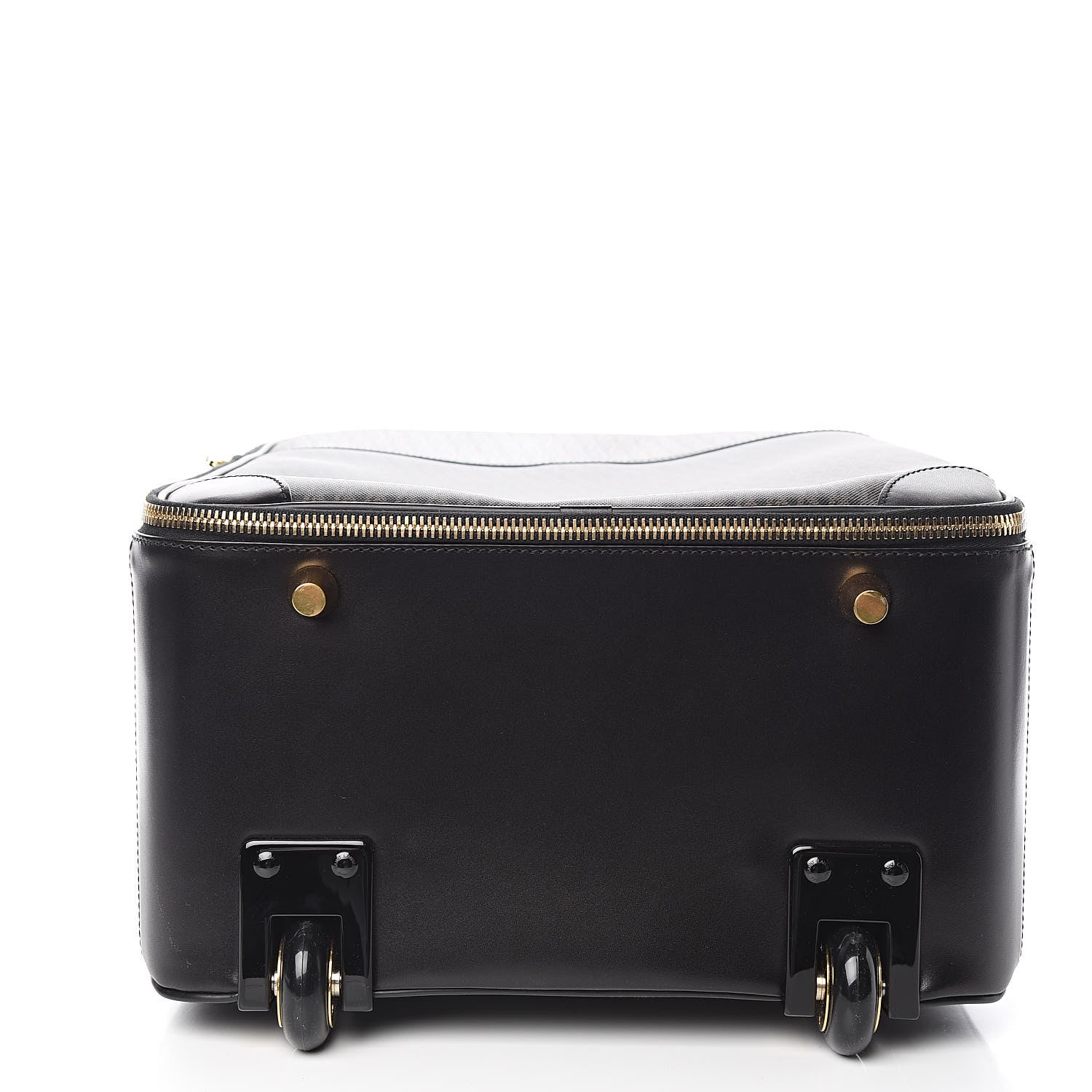 Saint Laurent Toile Classic Monogram Travel Trolley Suitcase Black 6 of 9