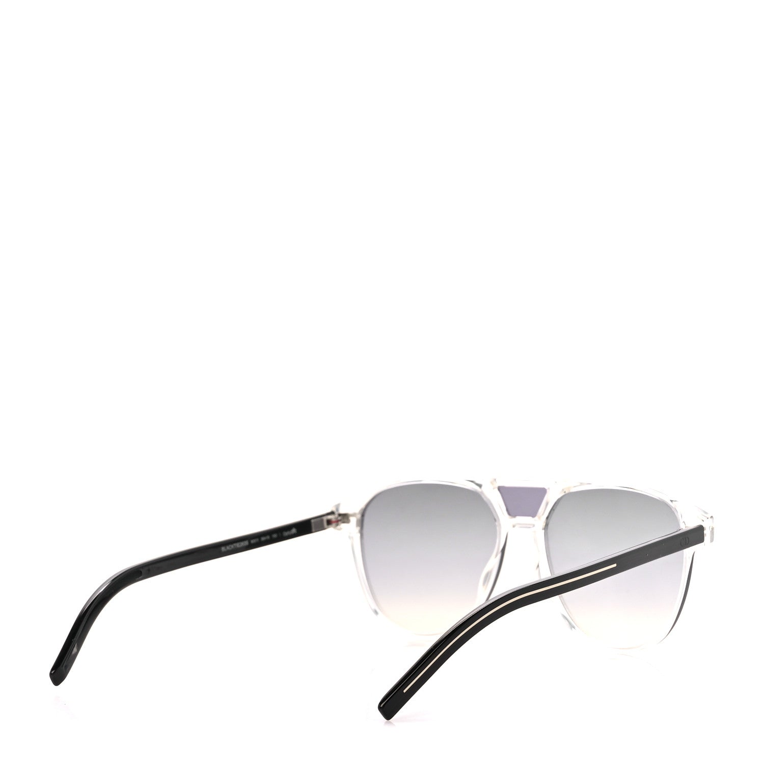 Christian Dior Acetate Black Tie 263S Sunglasses Grey Black 4 of 7