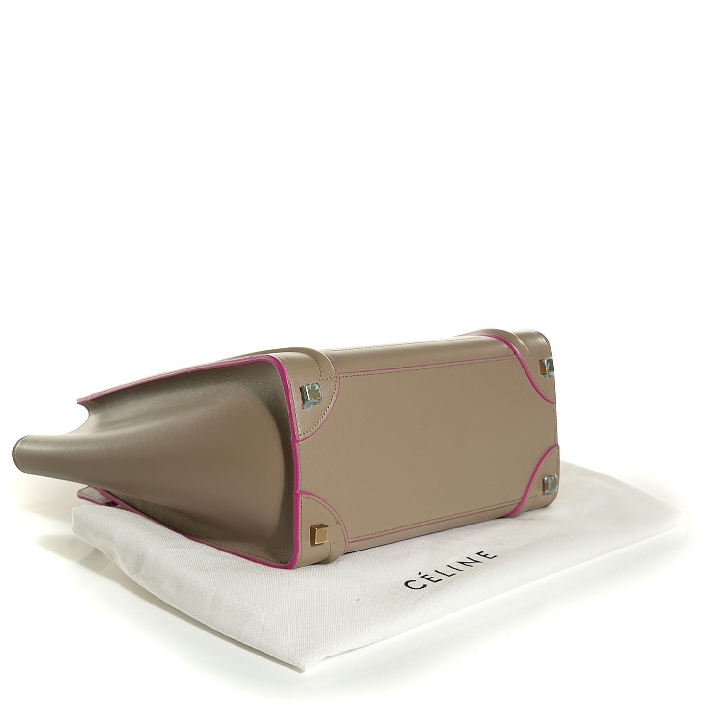 Palmelato Calfskin Micro Luggage Beige