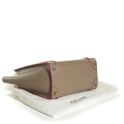 Celine Palmelato Calfskin Micro Luggage Beige 4 of 9