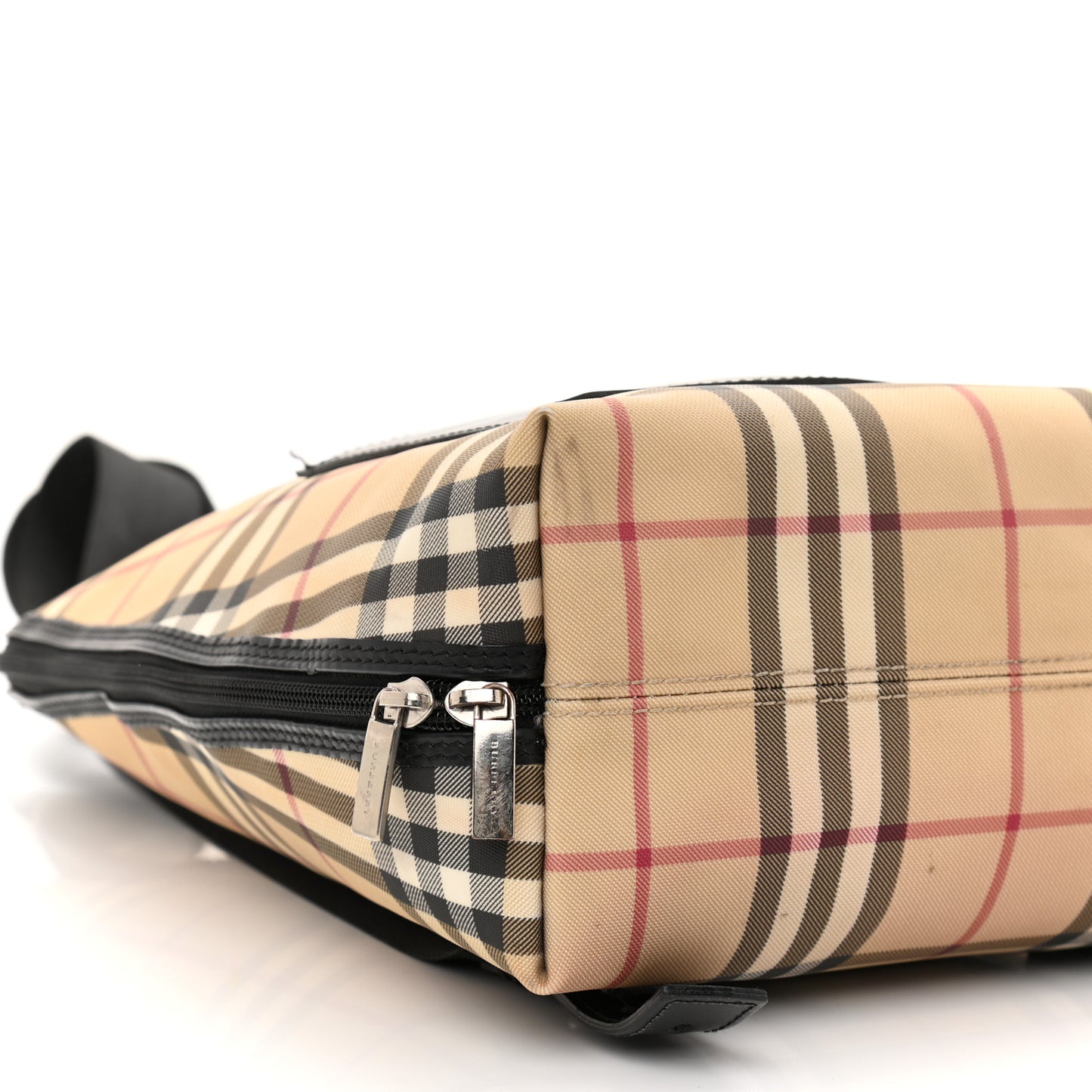 Canvas House Check Backpack Black