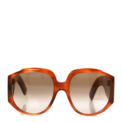 Gucci Acetate Oversized Interlocking GGG0151S Sunglasses Tortoise 2 of 8