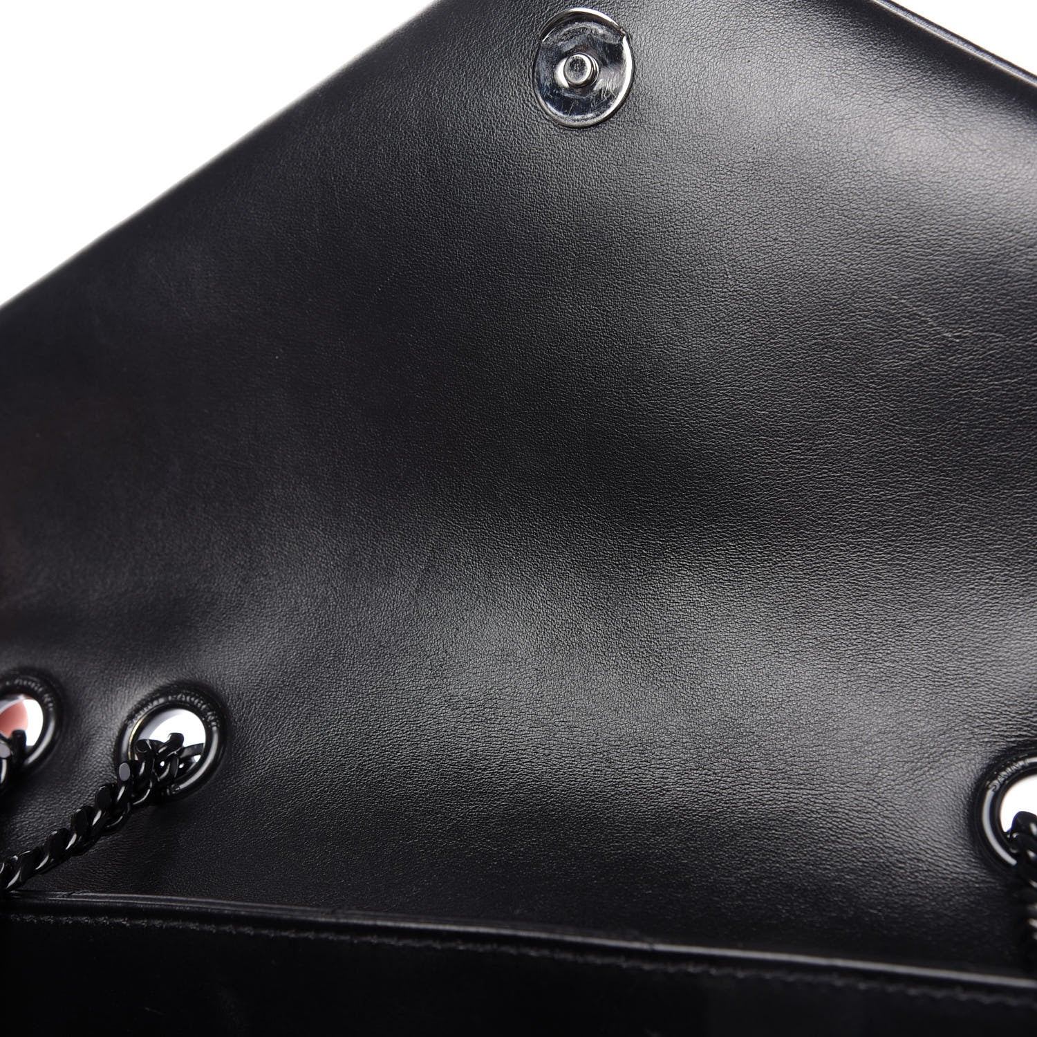 Saint Laurent Calfskin Y Quilted Monogram Medium Loulou Chain Satchel Black 12 of 13