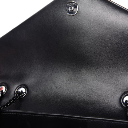 Saint Laurent Calfskin Y Quilted Monogram Medium Loulou Chain Satchel Black 12 of 13