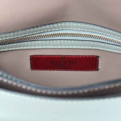 Valentino Garavani Nappa Rockstud Wristlet Clutch Water Green 5 of 6
