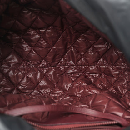 Chanel Nylon Quilted Small Coco Cocoon Reversible Tote Black 5 of 10