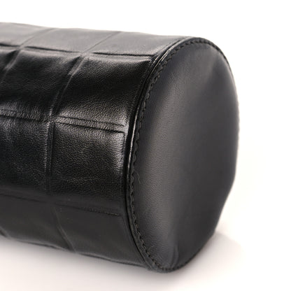 Chanel Lambskin Chocolate Bar Cosmetic Pouch Black 9 of 9