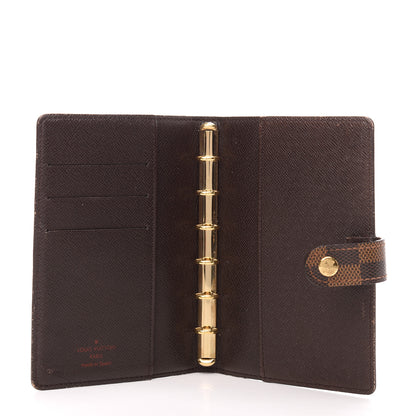 Louis Vuitton Damier Ebene Small Ring Agenda Cover 5 of 6