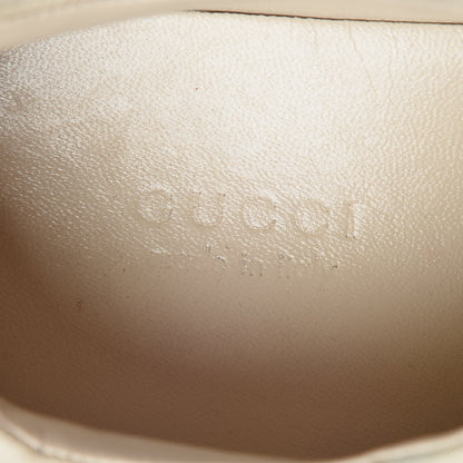 Gucci Calfskin Logo Womens Rhyton Sneakers 35.5 Ivory 12 of 16