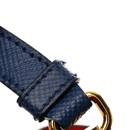 Prada Saffiano Cuir Large Double Bag Bleuette 31 of 31