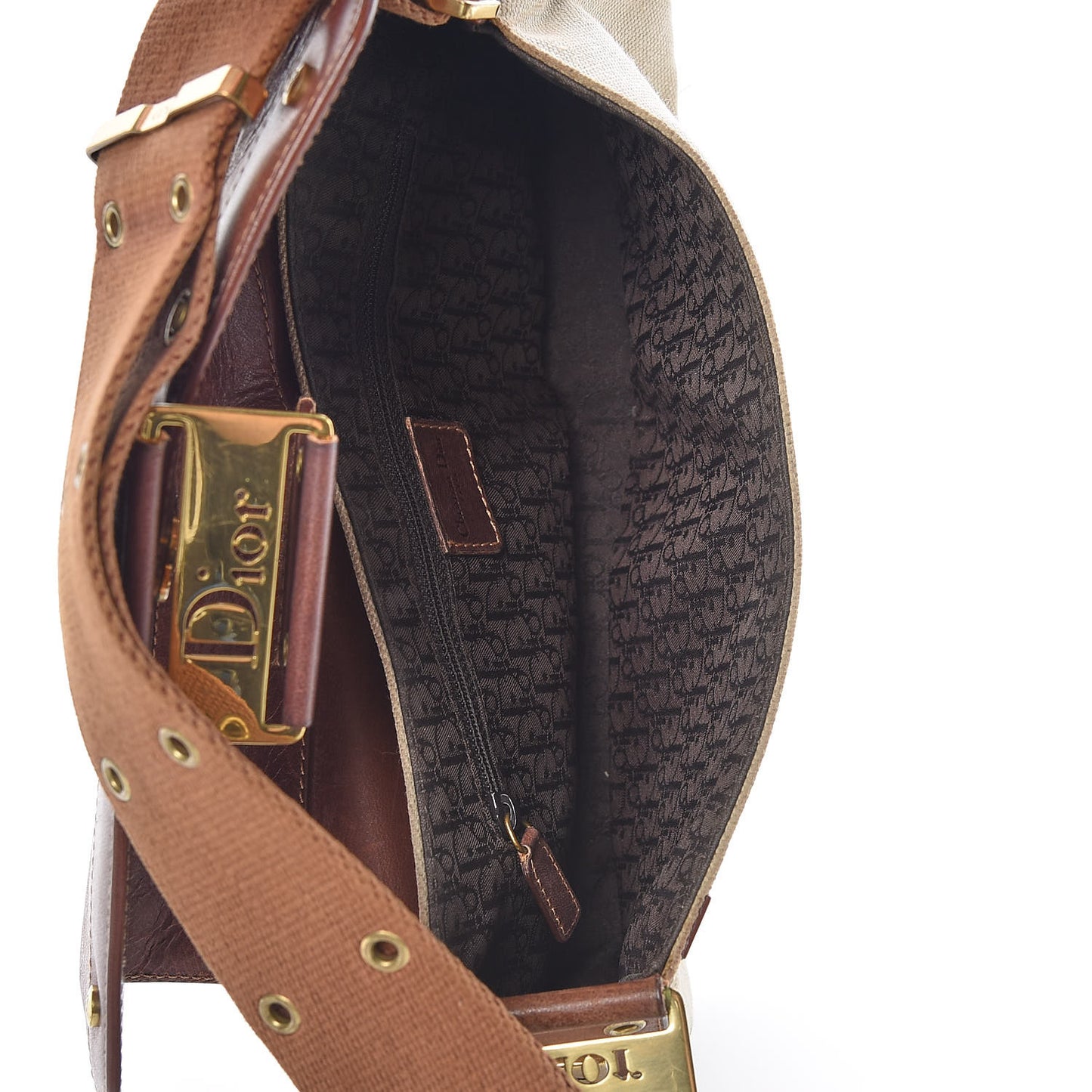 Canvas Calfskin Street Chic Columbus Ave Brown