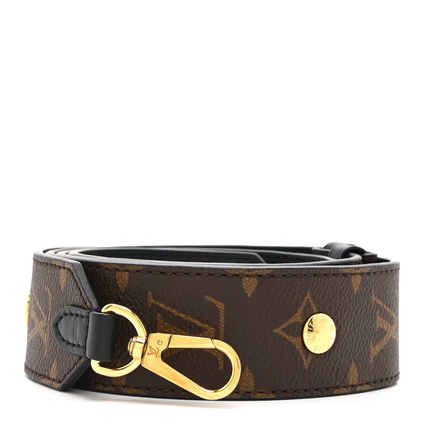 Monogram Adjustable Bandouliere Shoulder Strap Black