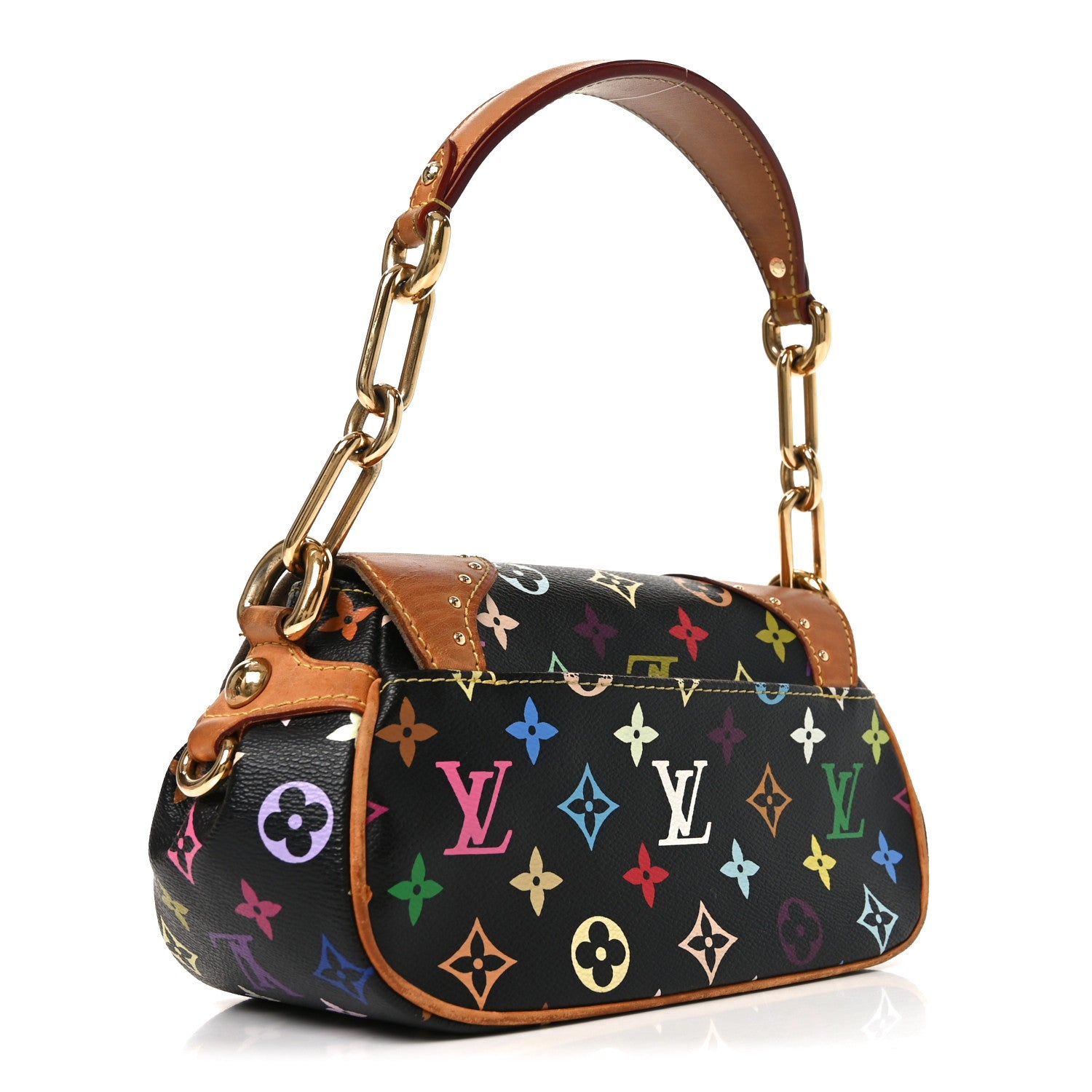 Louis Vuitton Monogram Multicolor Marilyn Black 2 of 8