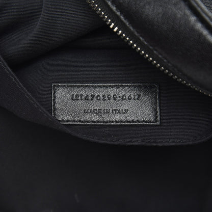 Saint Laurent Lambskin Monogram Small Lou Camera Bag Black 7 of 17