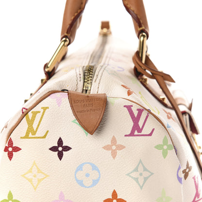 Louis Vuitton Monogram Multicolor Speedy 30 White 10 of 11