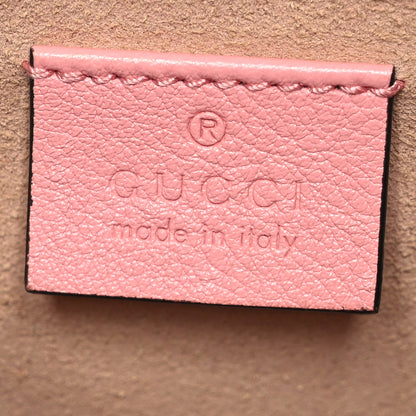 Gucci Wonka Grain Calfskin Mini Diana Tote Bag Wild Rose Fuxia Fluo 6 of 17
