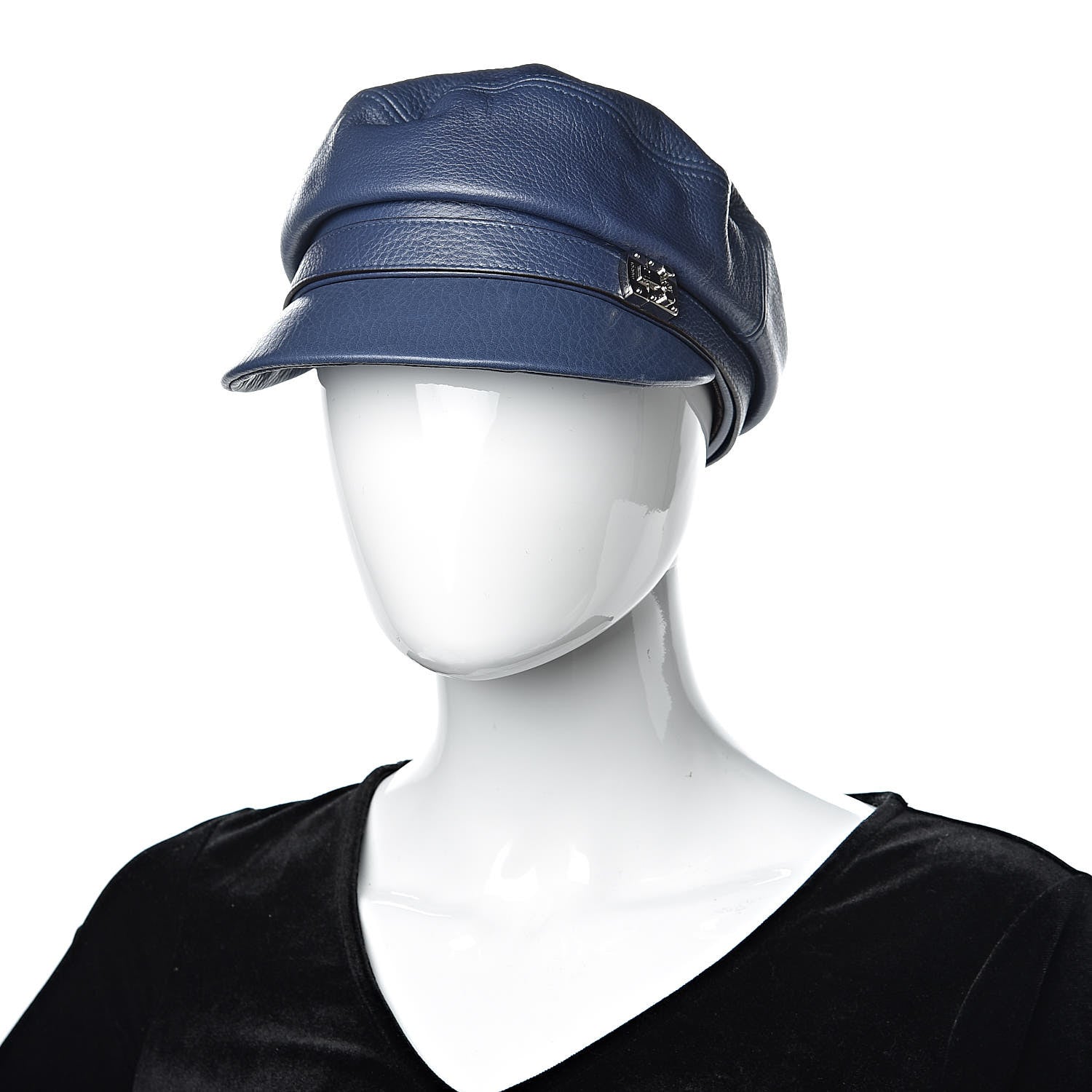 Gucci Calfskin Cellarius Hat S Washed Indigo 2 of 7