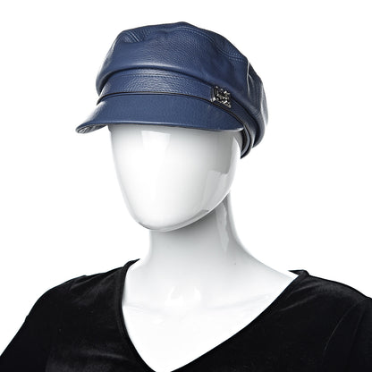 Gucci Calfskin Cellarius Hat S Washed Indigo 2 of 7