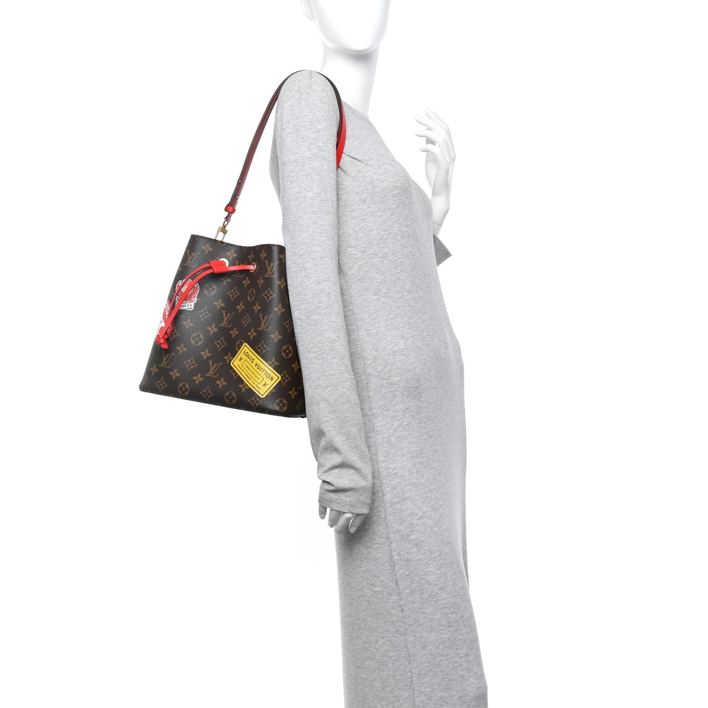 Monogram My LV World Tour Neonoe Coquelicot