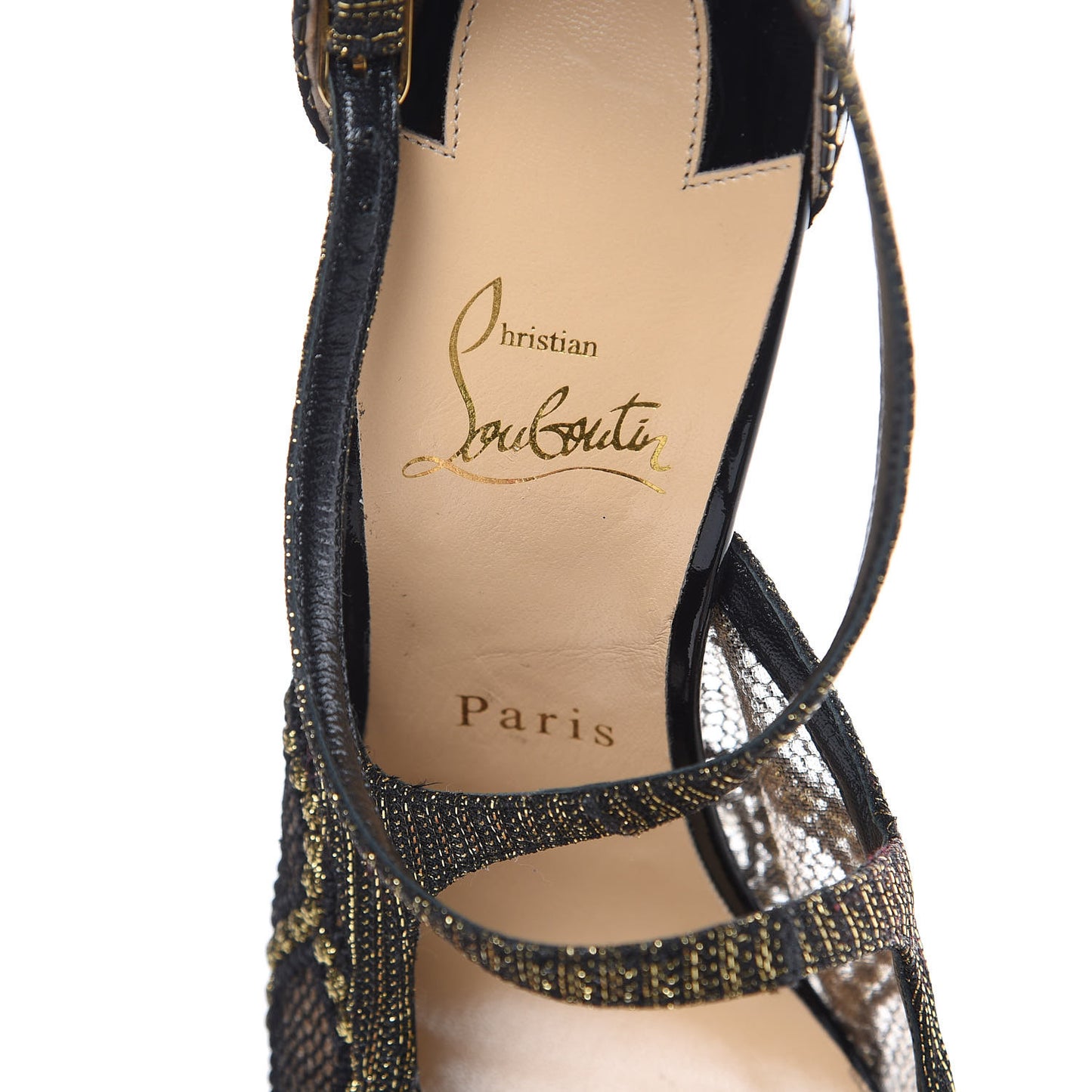 Lace Twistissima 100 Pumps 41 Black Gold