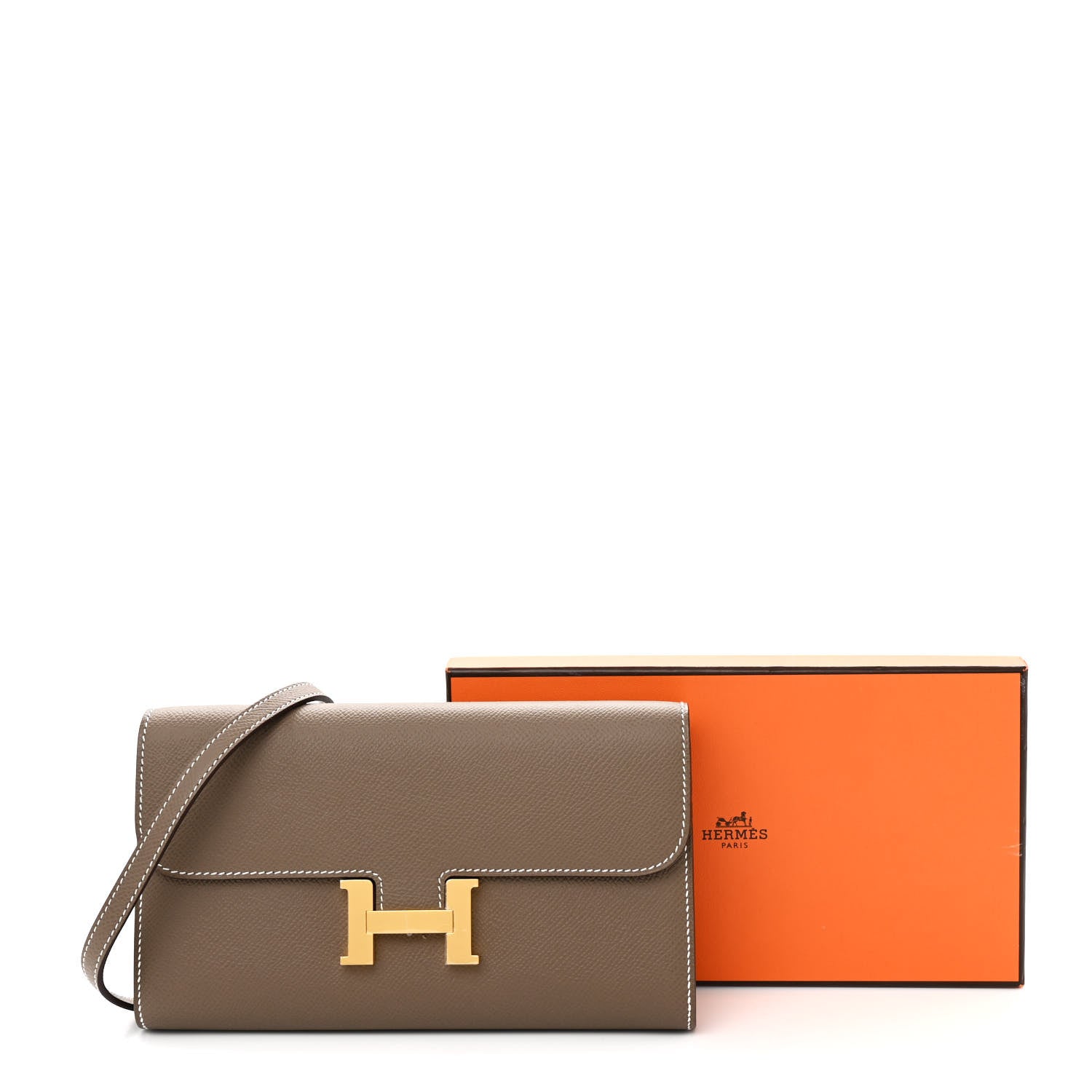 Hermes Epsom Constance Long To Go Wallet Etoupe 16 of 16