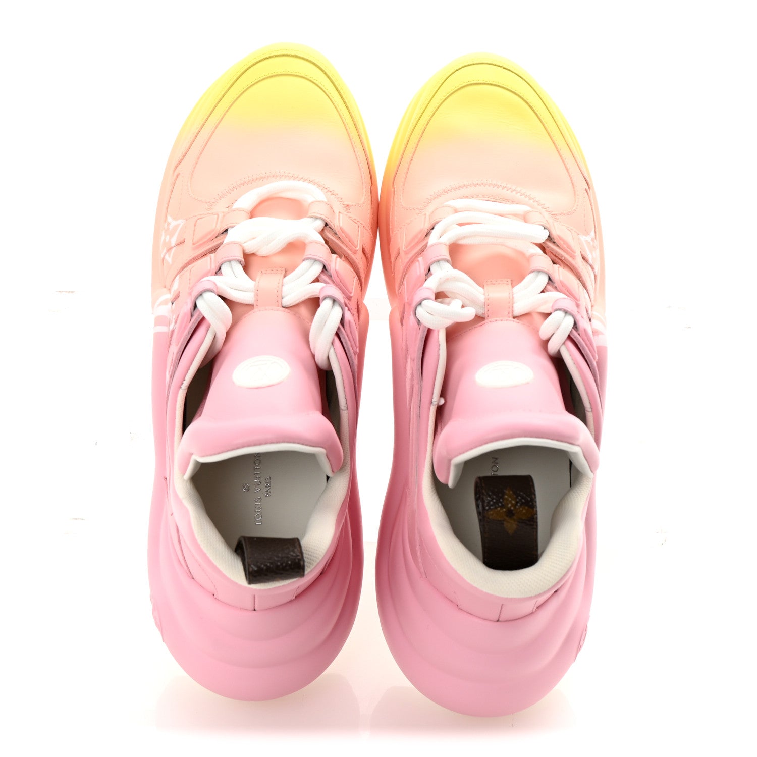 Louis Vuitton Calfskin LV Archlight Sneakers 39.5 Pink 2 of 10