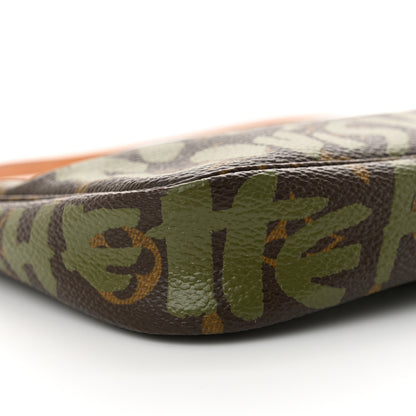 Louis Vuitton Monogram Graffiti Pochette Accessories Kaki 9 of 10