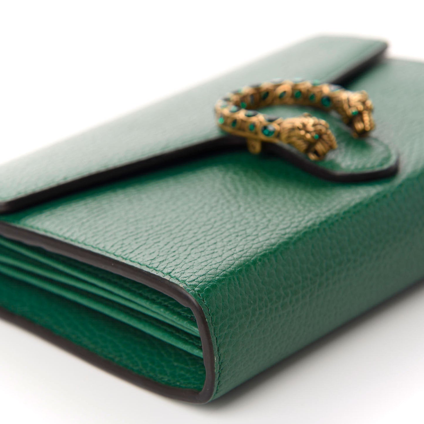 Calfskin Mini Dionysus Chain Wallet Emerald