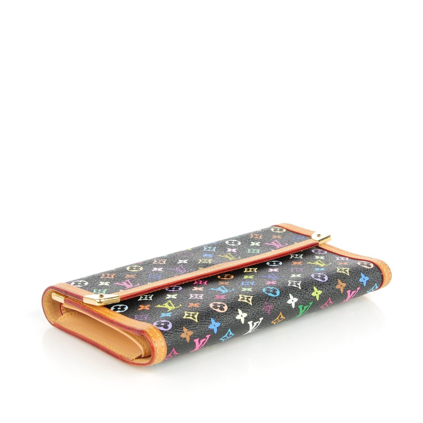Monogram Multicolor Porte Tresor International Wallet Black