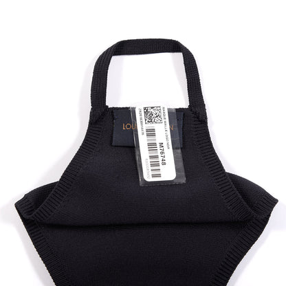 Louis Vuitton Knit LV Initials Face Mask Black 3 of 3