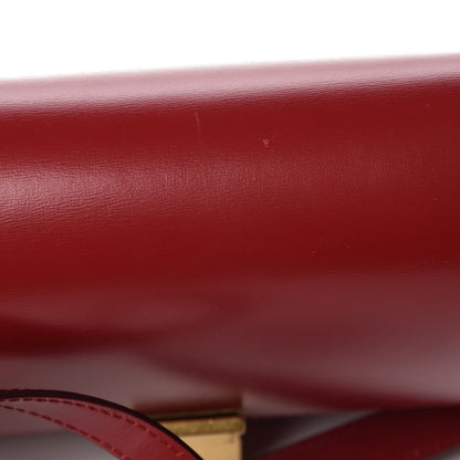 Celine Box Calfskin Medium Classic Box Flap Bag Red 11 of 13