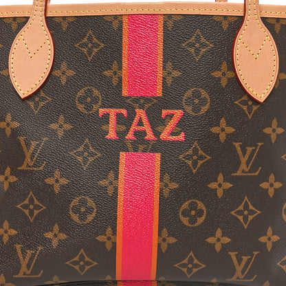 Louis Vuitton Monogram My LV Heritage Neverfull PM Fuchsia Orange 8 of 10