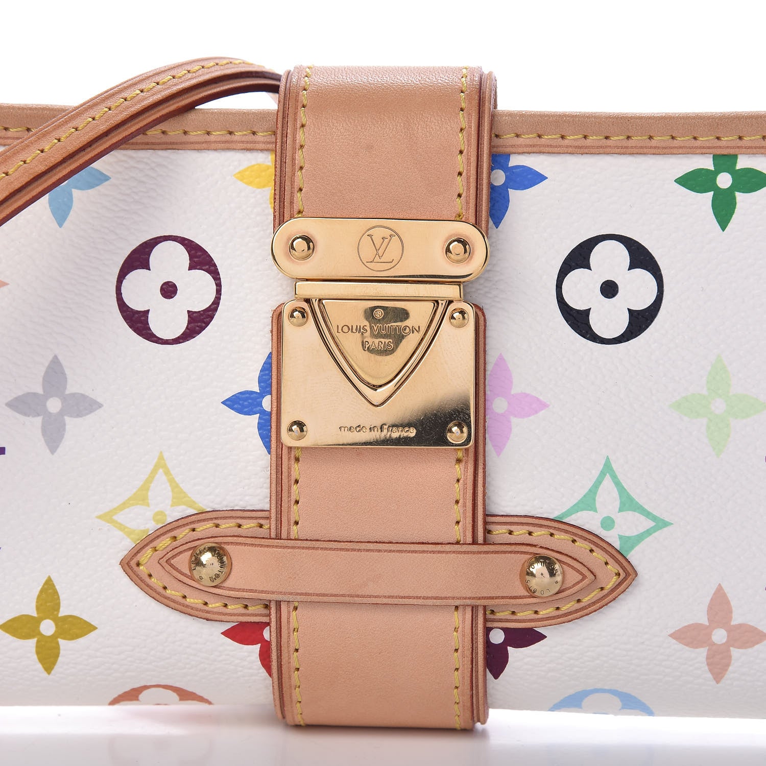 Louis Vuitton Monogram Multicolor Shirley White 10 of 10