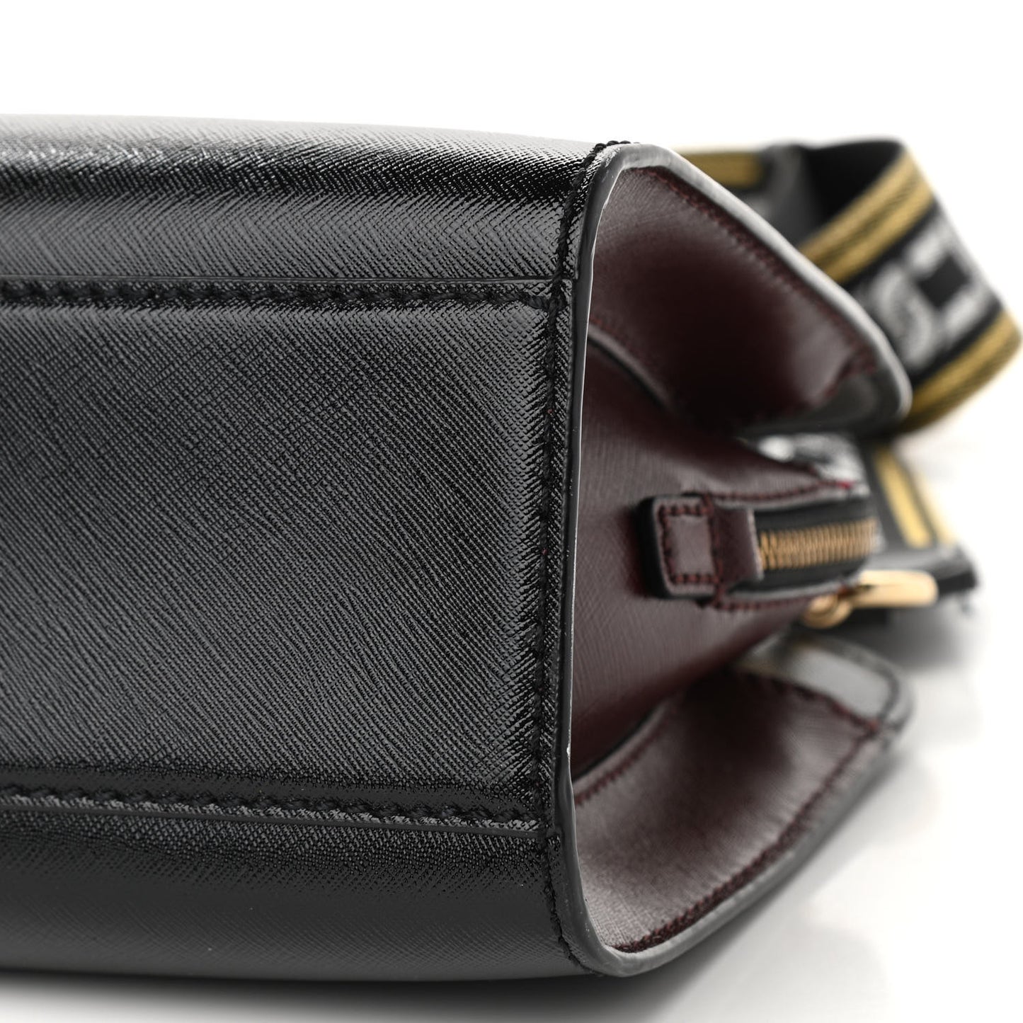 Saffiano Little Big Shot Tote Black
