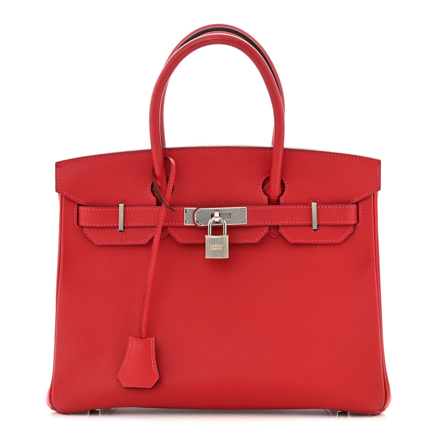 Epsom Birkin 30 Rouge Casaque