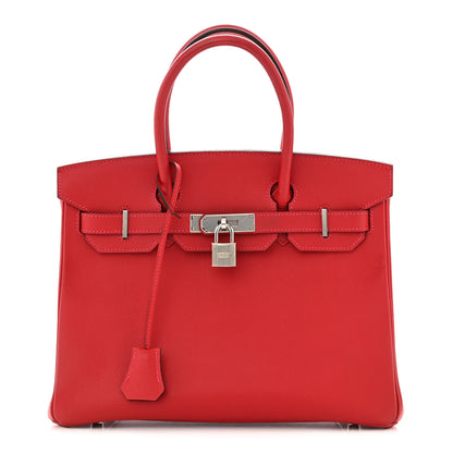 Hermes Epsom Birkin 30 Rouge Casaque 1 of 12