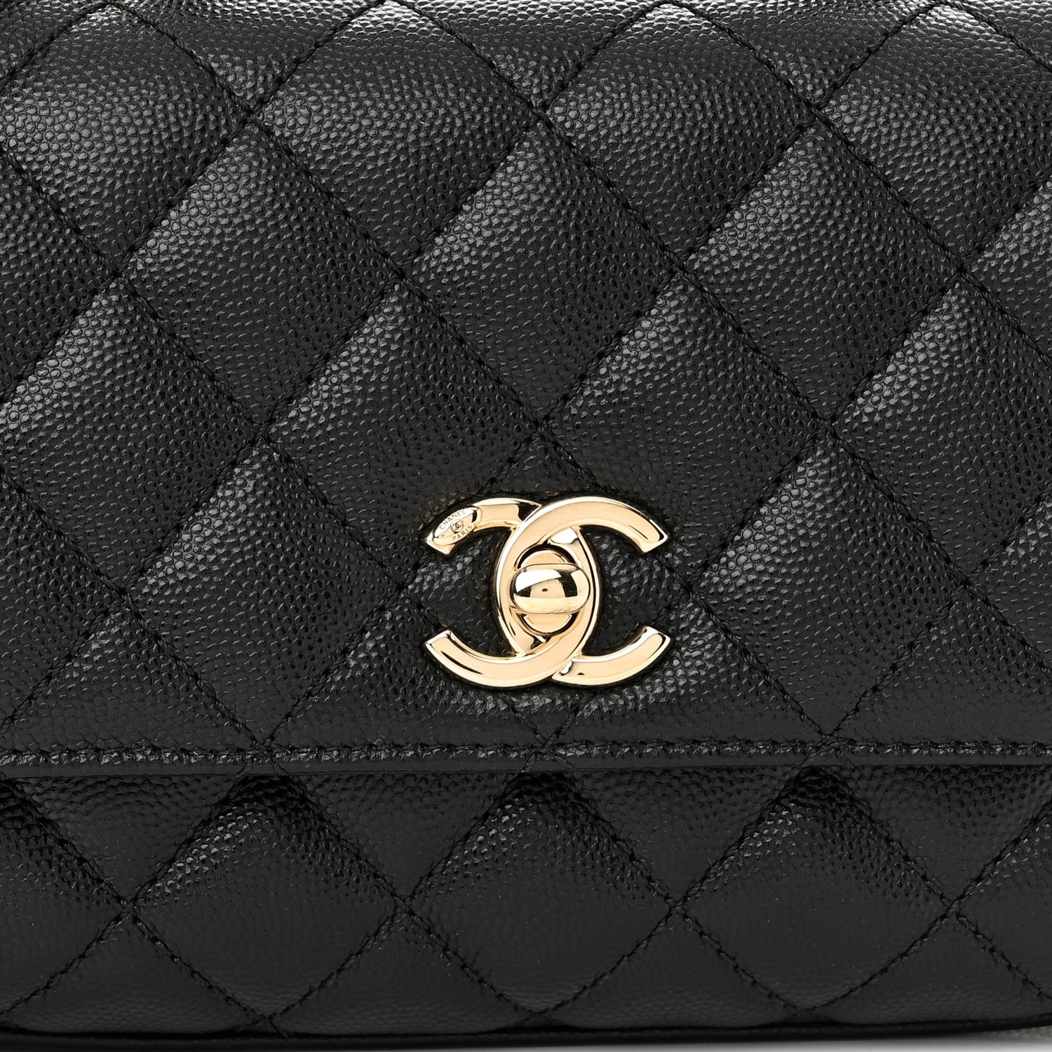 Chanel Caviar Quilted Extra Mini Coco Handle Flap Black 8 of 11