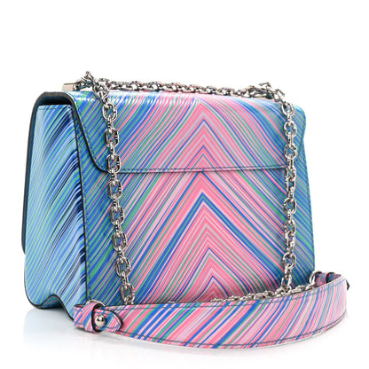 Louis Vuitton Epi Tropical Twist Shoulder Bag MM Blue Rose 2 of 7