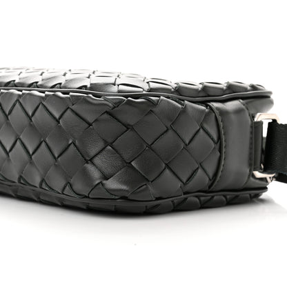 Bottega Veneta Calfskin Intrecciato Small Camera Bag Dark Green 9 of 10